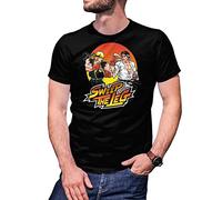 B&S Boutique Sweep The Leg Inspired by Karate Kid Cobra T-Shirt Maglietta per Uomo Nera Size M