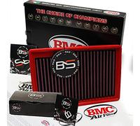 B&S Kit Filtro Aria Sportivo Aspirazione Rigenerabile Lavabile FB937/04 con Profumatore Interni