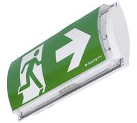 B-SAFETY BR561030 Indicazione via di fuga illuminata a LED Montaggio a parete