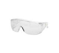 B-SAFETY ClassicLine VISITA - Occhiali protettivi anti-graffio, protezione UV trasparente, 1 pezzo