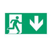 B-Safety Targa uscita emergenza Typ A per C-LUX Standard B-Safety