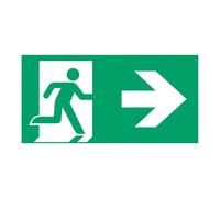 B-Safety Targa via di fuga Typ B per L-LUX Standard Eco B-Safety