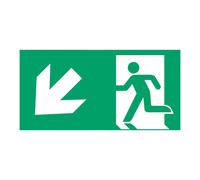 B-Safety Targa via di fuga Typ D per L-LUX Standard Eco B-Safety