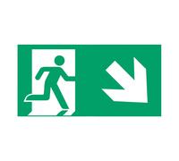 B-Safety Targa via di fuga Typ E per L-LUX Standard Eco B-Safety