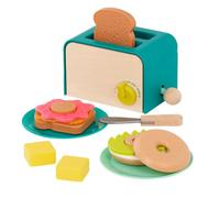 B. Set tostapane per la colazione - Set da 14 pezzi - Toast e suoni pop-up - Giocattoli di simulazione - 3 anni + - Mini Chef - Set colazione