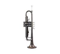 B Strumento Musical Tromba Piatto Black Nickel Surface Trumbet Trumpet Trumpet Principiante Scolpito A Mano