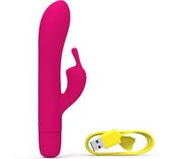 B Swish Bwild Bunny ∞ Classic - Vibratore Rabbit in Silicone Rosa