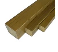 B&T Metall Barre quadrate in ottone, 10 x 10 mm, lunghezza ca. 50 cm (500 mm + 0/- 5 mm)