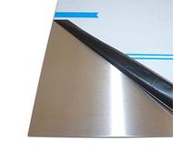 B&T Metall Lamiera in acciaio inox V2A, rettificato, K240, laminato, spessore 1,5 mm, dimensioni 20 x 30 cm (200 x 300 mm)