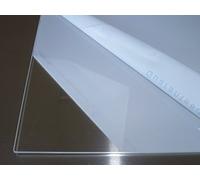 B&T Metall Pannello in policarbonato trasparente, resistente ai raggi UV, pellicola su entrambi i lati, spessore 2,0 mm, dimensioni standard 40 x 50 cm (400 x 500 mm)