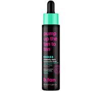b.tan Gocce autoabbronzanti per viso e corpo | Pump Up the Tan to Ten - follemente scuro, vegano, certificato PETA, 30 ml