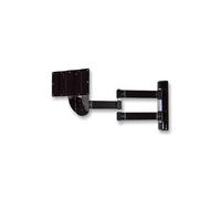 B-TECH BT7515/B Staffa Vesa Per Schermo LCD/Plasma A Parete Twin Arm, Nero