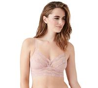 b.tempt'd Lace Kiss Bralette Reggiseno, Trasparente, Fumo Rosa, M Donna
