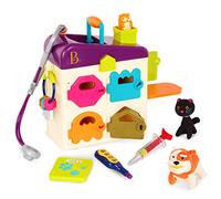 B. toys - B. pet set veterinario - Kit medico per il gioco simbolico - Per bambini di 2 anni in su (8 pezzi)