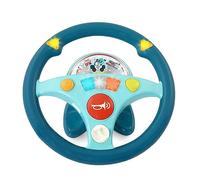 B. toys B. - Toy Music, Sounds & Lights - Steering for Toddlers, Kids - 2 Years + - Woofer's Musical Driving Wheel, Multicolore, BX2305Z
