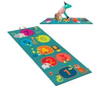 B. toys B. - Tumbling Mat - Gymnastics Mat for Kids - Numbers, Animals, Hopscotch Game