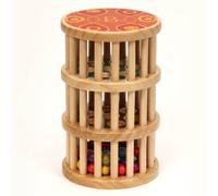 B. toys Bastone della Pioggia Rain Rush in Legno con 42 Perline | Da girare e far rotolare, con 42 perline di legno colorate; facile da afferrare; 18+ mesi