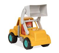 B. toys Battat - Caricatore frontale - Caricatore frontale giocattolo - Camion classici per bambini - Giocattolo da costruzione giallo - Ruote in gomma morbida - 18 mesi +