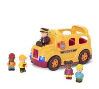 B. toys - Boogie Bus - Scuolabus Giallo interattivo - Luci e Suoni - Scuolabus Giocattolo per Bambini e Ragazzi - Autista e passeggeri, 18 Mesi +