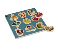 B. Toys Bx1263Z - Hide N' Sea Puzzle Tavola in Legno Personaggi Marini