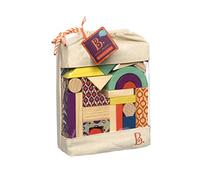 B. toys by Battat Blocks in Legno B.Toys BX1361Z-Cubi Costruzioni Wood U Build It, Colore, BX1361Z