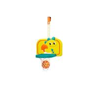 B. toys Dinosaur Dribble - Rete da Basket sospesa Regolabile | Set da 9 pezzi con mini pallone, pompa ad aria, gancio per porta ed estensori di altezza, Pallacanestro con rete, 3+ anni