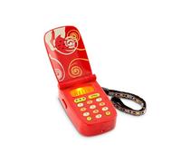 B. toys - Ellenofono - Rosso - Cellulare giocattolo - Telefono flip interattivo - Luci e suoni - Telefono giocattolo per bambini e ragazzi - 18 mesi +