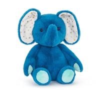 B. toys Ellie-Berry, elefante di peluche blu soffice, lavabile | Elefante di peluche blu con orecchie a stelle dorate e zampe color menta, per gioco e nanna, dalla nascita, Elefante blu
