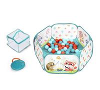 B. toys - Fossa delle Palline - 42 Palline Colorate - Pieghevole e Portatile - Set di Fossa delle Palline per Bambini e Ragazzi - Mini Spazio di Gioco - 1 Anno+