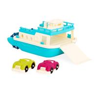 B. Toys by Battat BX1730Z - Barca galleggiante da bagno con auto, per bambini dai 1 anni in su (3 pezzi)