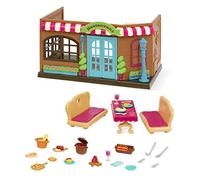 B. toys Li’l Woodzeez Pass-The-Pasta playset Ristorante con Cibo e arredi