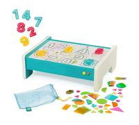 B. toys - Look & Shine - Playset educativo Light Box - Set di 71 Pezzi per L'Arte, l'apprendimento e Il Disegno - 50 Forme Geometriche, 10 Numeri e 5 pennarelli - 3 Anni +