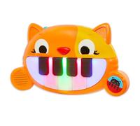 B. toys - Mini Meowsic - Mini tastiera giocattolo - Pianoforte per bambini - Canzoni, suoni e luci - Giocattoli sensoriali per bambini, 6 mesi+