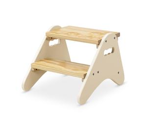 B. toys - P Boost - Avorio - Sgabello di legno per bambini - Sgabell Bianco