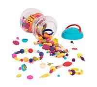 B. toys - Pop Arty! - 300 pezzi - Set di gioielli con perline a scatto per bambini - Kit per la creazione artigianali Fai-Da-Te - Collane, anelli e braccialetti creativi, 4 anni+