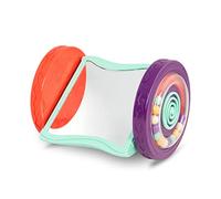 B. toys - Giocattolo di attività a specchio per bambini - Specchio Roly-Poly per il tempo del pancino - Ruote colorate e sensoriali - per gattonare per neonati e bambini - Looky-Looky, 0 mesi
