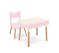 B. toys - Set di scrivania e Sedia Rosa per Bambini - Scrivania con portamatite - per Fare lavoretti, colorare e Molto Altro! - Gestione dei Cavi Integrata - 3 Anni +