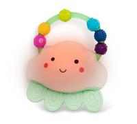 B. toys - Rain-Glow Squeeze Giocattoli per la Dentizione - Sonaglio a nuvola luminoso per bambini dai 3 mesi+