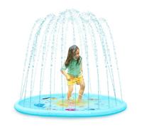 B. toys - Tappetino Splish 'n' Splash - Pad estivo per gli spruzzi - Spruzzatore d'acqua per bambini - Diametro grande 70 pollici - 1 anno +
