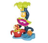 B. toys Tropical Waterfall, ruota dell'acqua per sabbia e bagno | Set da 3 con mini brocca a forma di tucano e tazza; per spiaggia, piscina, cortile o vasca da bagno; 18+ mesi