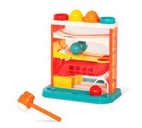 B. toys - Whacky Ball - Giocattolo martellante - 4 palline colorate e martello - Pound & Play - Giocattolo educativo ed educativo per bambini - 12 mesi +