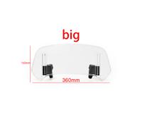 (B Trasparente) Deflettore spoiler regolabile universale per parabrezza moto per HONDA X-ADV750 XADV750