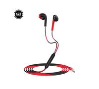 (B)U24 Cuffie stereo cablate da 3,5 mm IN-Ear con cancellazione del rumore e microfono per musica e