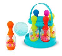 B.- Vai with 6 Pins & Ball - Indoor & Outdoor Game - Play Set for Toddlers, Kids - 2 Years + - Let's Go Bowling, Multicolore, Medium, BX4511Z