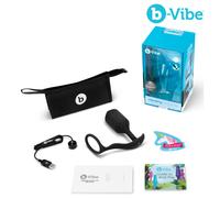 B-Vibe ANAL PLUG ANALE vibrante con ANELLO FALLICO vibrating SNUG & TUG GRANDE