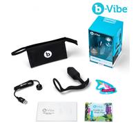 B-Vibe ANAL PLUG ANALE vibrante con ANELLO FALLICO vibrating SNUG & TUG silicone