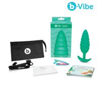 B-Vibe Comfortable Texture Anal Plug Grooves Butt Vibrator Tappo Anale Vibrante