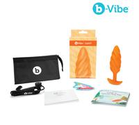 B-Vibe Comfortable Texture Anal Plug Grooves Butt Vibrator Tappo Anale Vibrante
