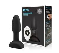 Piccolo Plug Anale B-Vibe Rimming Telecomandato Nero