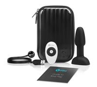 Piccolo Plug Anale B-Vibe Rimming Telecomandato Nero